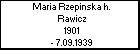Maria Rzepinska h. Rawicz