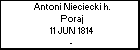 Antoni Nieciecki h. Poraj