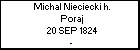 Michal Nieciecki h. Poraj