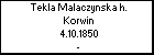 Tekla Malaczynska h. Korwin