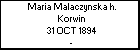 Maria Malaczynska h. Korwin