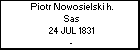 Piotr Nowosielski h. Sas