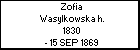 Zofia Wasylkowska h.