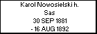 Karol Nowosielski h. Sas