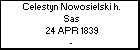 Celestyn Nowosielski h. Sas