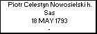 Piotr Celestyn Nowosielski h. Sas