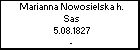 Marianna Nowosielska h. Sas