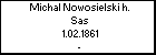 Michal Nowosielski h. Sas