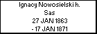 Ignacy Nowosielski h. Sas