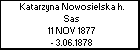 Katarzyna Nowosielska h. Sas