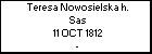 Teresa Nowosielska h. Sas