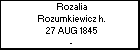 Rozalia Rozumkiewicz h.