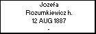 Jozefa Rozumkiewicz h.