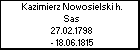 Kazimierz Nowosielski h. Sas