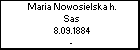 Maria Nowosielska h. Sas