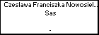 Czeslawa Franciszka Nowosielska h. Sas