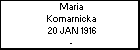 Maria Komarnicka