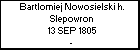 Bartlomiej Nowosielski h. Slepowron