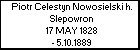 Piotr Celestyn Nowosielski h. Slepowron