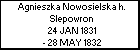 Agnieszka Nowosielska h. Slepowron