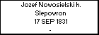 Jozef Nowosielski h. Slepowron