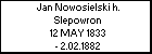 Jan Nowosielski h. Slepowron