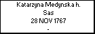 Katarzyna Medynska h. Sas