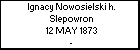 Ignacy Nowosielski h. Slepowron