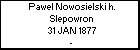 Pawel Nowosielski h. Slepowron