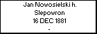 Jan Nowosielski h. Slepowron