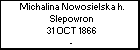 Michalina Nowosielska h. Slepowron