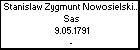 Stanislaw Zygmunt Nowosielski h. Sas