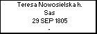 Teresa Nowosielska h. Sas
