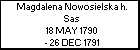 Magdalena Nowosielska h. Sas