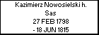 Kazimierz Nowosielski h. Sas