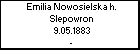 Emilia Nowosielska h. Slepowron