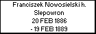 Franciszek Nowosielski h. Slepowron