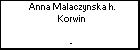 Anna Malaczynska h. Korwin