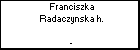 Franciszka Radaczynska h.