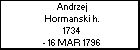Andrzej Hormanski h.