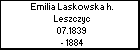 Emilia Laskowska h. Leszczyc