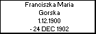 Franciszka Maria Gorska