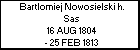 Bartlomiej Nowosielski h. Sas