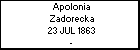 Apolonia Zadorecka