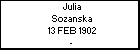 Julia Sozanska