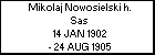 Mikolaj Nowosielski h. Sas