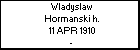 Wladyslaw Hormanski h.