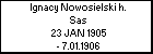 Ignacy Nowosielski h. Sas