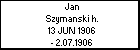 Jan Szymanski h.