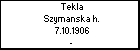 Tekla Szymanska h.